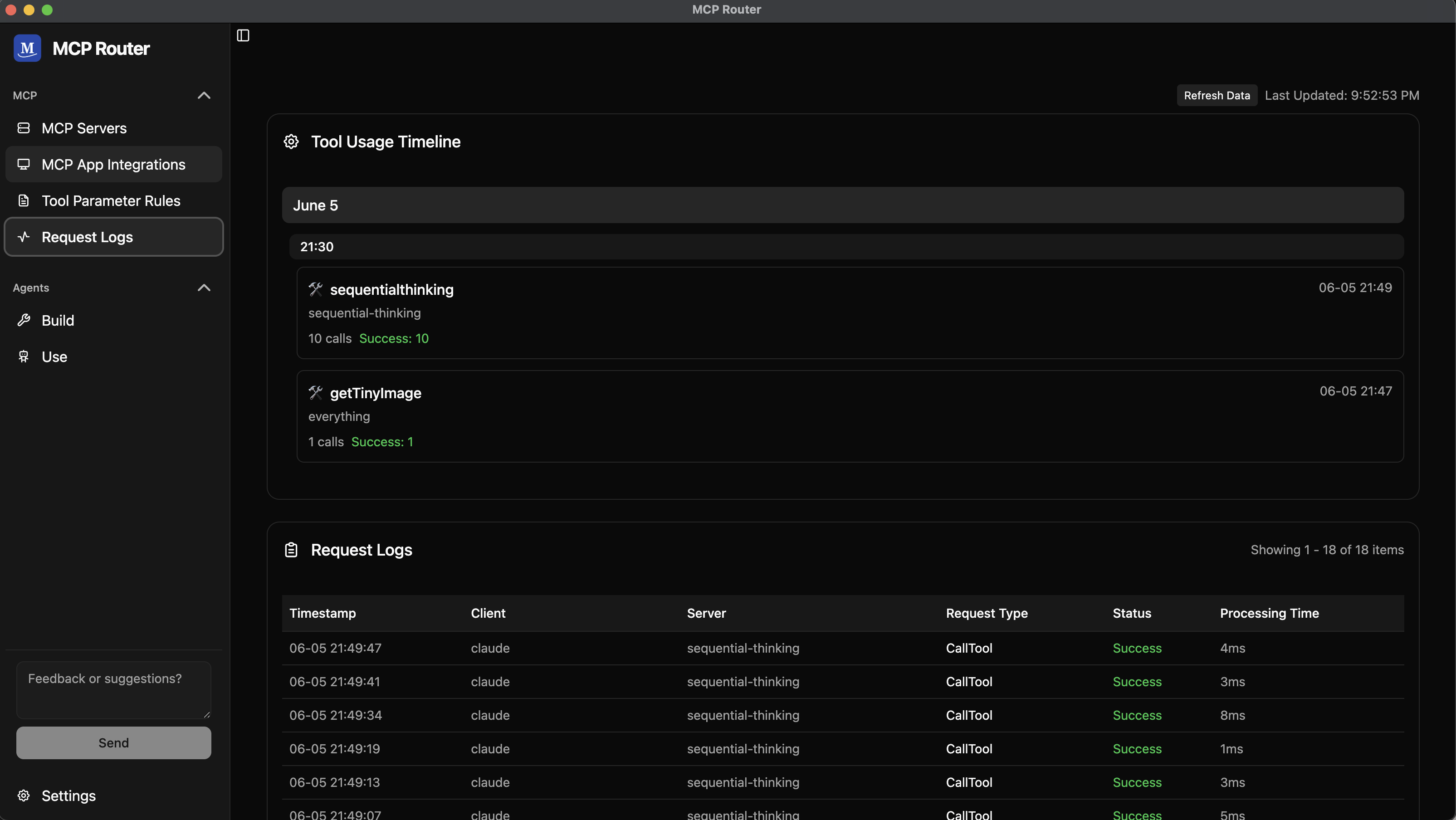 Request Logs